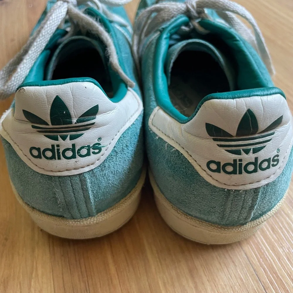 Adidas Campus Suede Aqua Blue Turquoise Classic Sneakers 7.5 men's‎ Shoes 00s